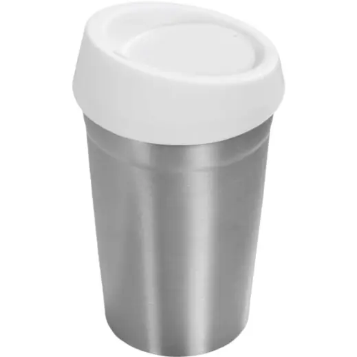 Kooshty Go-Jo Stainless Steel & Plastic Double-Wall Tumbler White